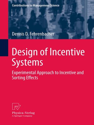 cover image of Design of Incentive Systems